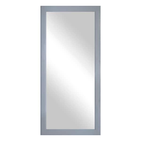 Rayne Heritage (33 in. W x 80 in. H) Gray Hardwood Poplar Floor Mirror