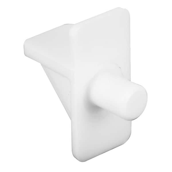 Prime-Line 5mm White Plastic Shelf Support Peg (8-Pack)
