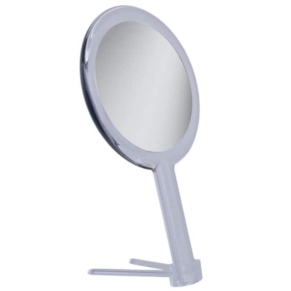 Zadro 1X/5X Hand Makeup Mirror in Acrylic ZH06 - The Home Depot