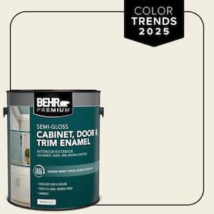 1 gal. Designer Collection #DC-003 Blank Canvas Semi-Gloss Enamel Interior Cabinet & Trim Paint