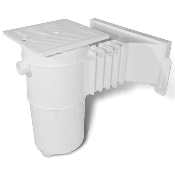 Auto-Skim Wide Track Series 1.5 in. FIP Vinyl In Ground Skimmer 9.25 Throat Length Square Cover