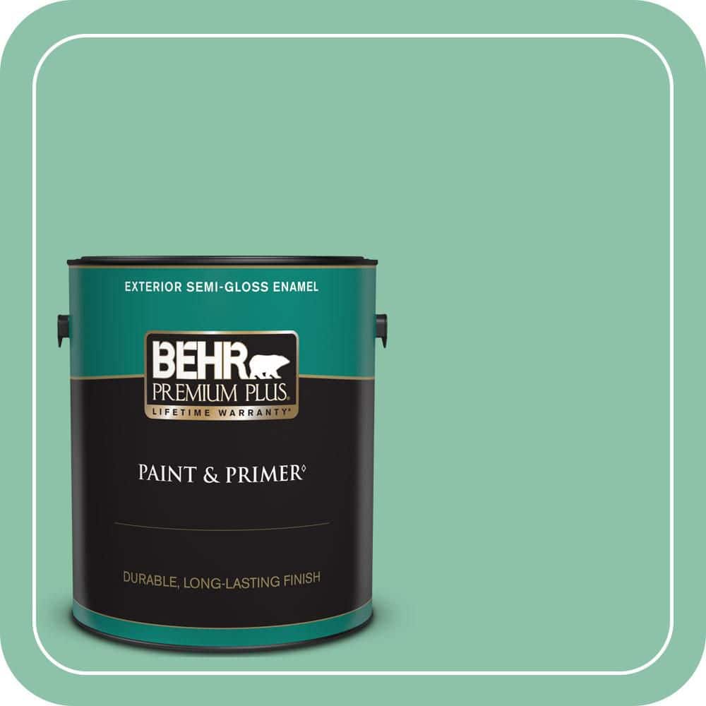 1 gal. Home Decorators Collection #HDC-WR14-8 Spearmint Frosting Semi-Gloss Enamel Exterior Paint & Primer price history on PriceWatchPro