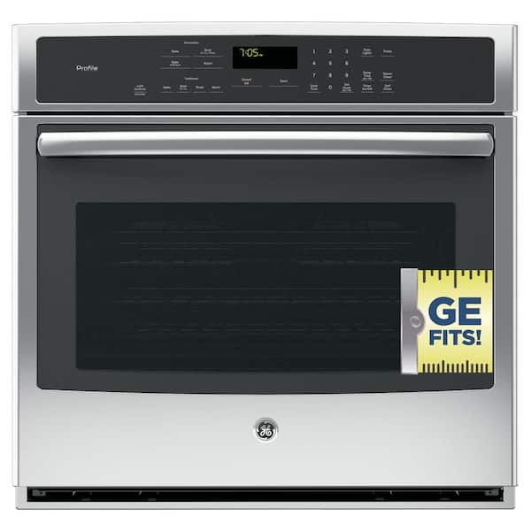GE Profile 30 in. Smart Single Electric Smart Wall Oven Self-Cleaning with Convection in Stainless Steel