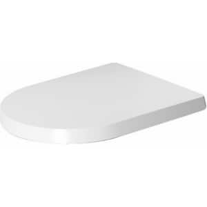 ME by Starck Elongated Closed Front Toilet Seat in White