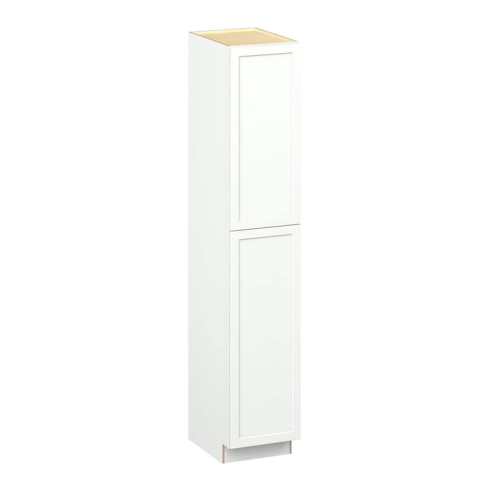 Emerson Pure White Pantry with Right door Ready to Assemble with 4 Adjustable Shelf (18 in. W x 96 in. H x 24 in. D) price history on PriceWatchPro