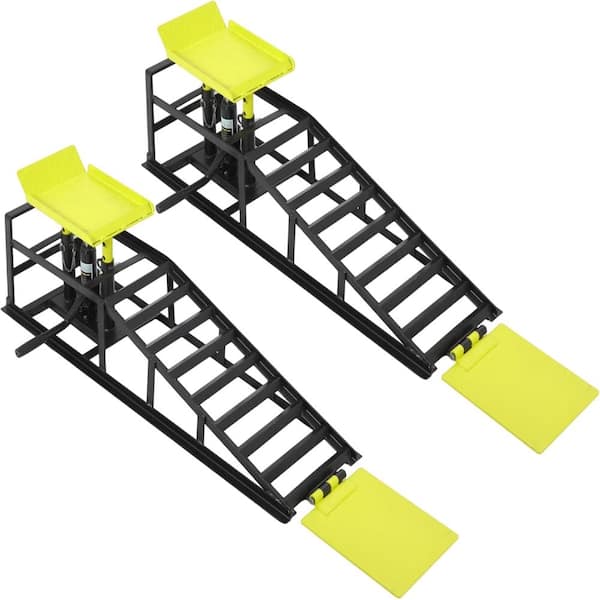 Heavy Duty Yellow Black 5 Ton Hydraulic Floor Jack Car Ramps for Cars SUVs Trucks