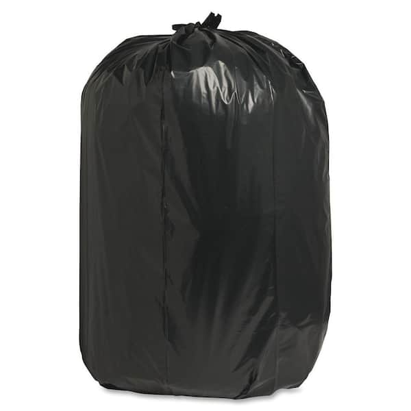 Nature Saver 60 Gal. 38 in. x 58 in. 1.65 mil Recycled Heavy-Duty Trash Liners (100/Box)
