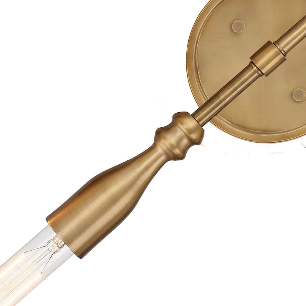 Louise 13.5" Old Satin Brass Dimmable Wall Sconce