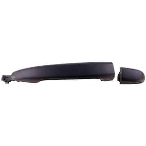 Exterior Door Handle Front Right Textured Black Without Keyhole