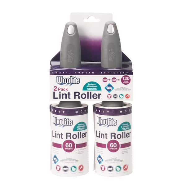 Kroniek Reusachtig insect Woolite Sanitized Pro Grade 60-Sheet Super Jumbo Lint Roller (2-Pack)  W-82528 - The Home Depot