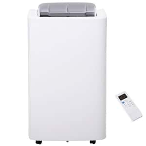 12,000 BTU (DOE) Portable Air Conditioner Cools 549 Sq. Ft. with Cooling Fan, Dehumidifier & Remote Control in White