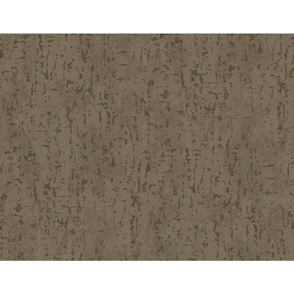 A-Street Prints Malawi Brown Leather Texture Brown Wallpaper Sample