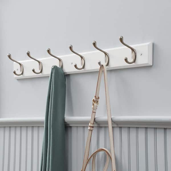 Wall Mounted Coat Hook W/ Shelf - White – Infyniti Home