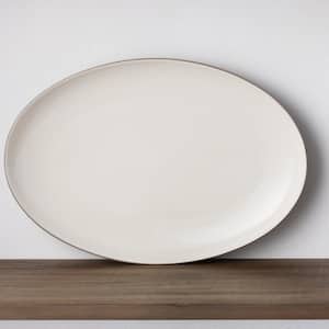 Colorwave Clay 16 in. (Tan) Stoneware Oval Platter