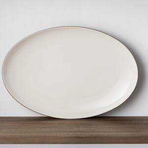 Colorwave Clay 16 in. (Tan) Stoneware Oval Platter
