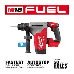 M18 FUEL 18V Lithium-Ion Brushless Cordless 1-1/8 in. SDS-Plus Rotary Hammer with 4-1/2 in./5 in. Grinder