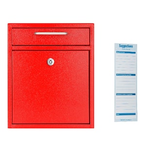 Medium Ultimate Red Wall Mounted Mail Box Mailbox
