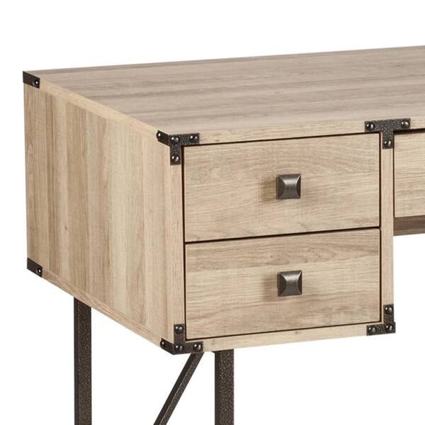 loring desk oak birch