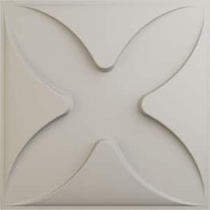 19-5/8"W x 19-5/8"H Austin EnduraWall Decorative 3D Wall Panel, Satin Blossom White (12-Pack for 32.04 Sq.Ft.)