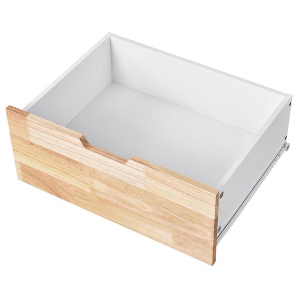 ANTFURN White Kitchen Cart with Drawers; Locking Casters; Shelf; Spice Rack; Wheels