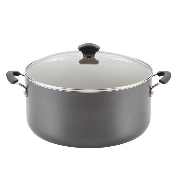 Farberware Pewter Cookware 10.5 qt. Aluminum Nonstick Stockpot