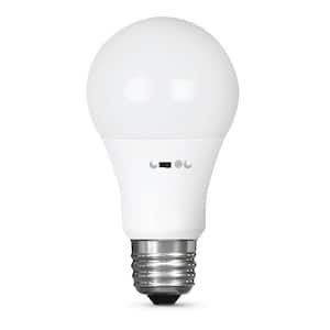 60-Watt Equivalent A19 Motion Activated 90+ CRI Indoor/Outdoor LED Light Bulb, Soft White
