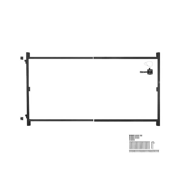 Gate Building Kit, Fits 60 to 96 in. Wide Openings, Up from 4 to 5ft. High Fence, Adjustable Gate Building Kit, Anti Sag