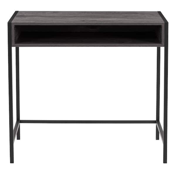 CorLiving Auston 33 in. Grey Washed Wood Grain Writing Desk
