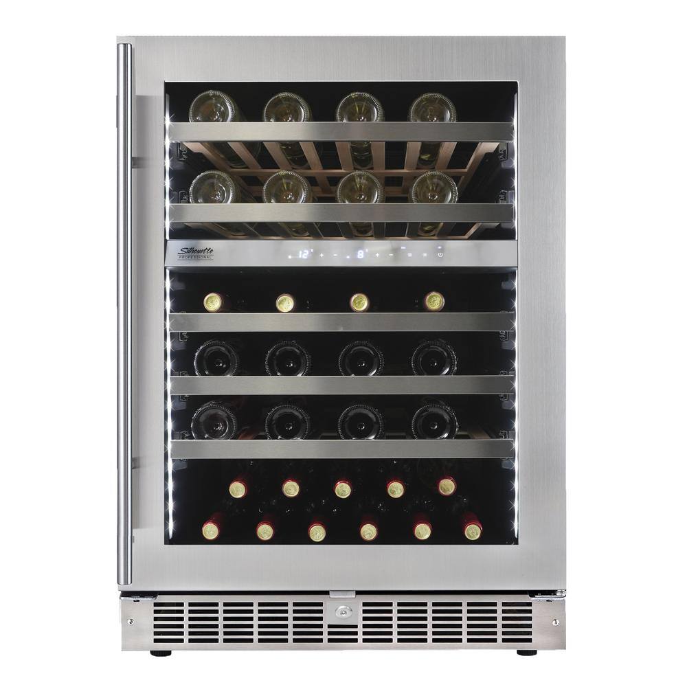 https://images.thdstatic.com/productImages/240f340a-d541-5201-a37f-26804762a40c/svn/stainless-steel-silhouette-wine-coolers-sprwc053d1ss-64_1000.jpg