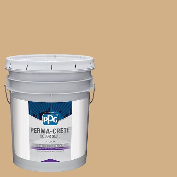 PermaCrete Color Seal 5 gal. PPG10875 Cracker Bitz Satin Interior
