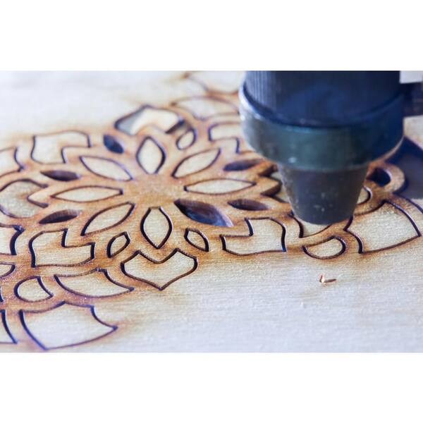 Mandala Crafts Baltic Birch Plywood Board - Thin Wood Sheets for Crafting Model Laser Cutting Engraving 6x6 Inches - 16 Unfinished Wood for Wood