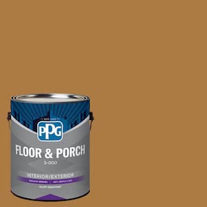 1 gal. PPG16-15 Brown Basket Satin Interior/Exterior Floor and Porch Paint