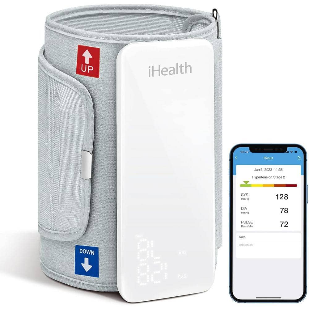 Bluetooth Ultra-Thin & Portable Blood Pressure Monitor App-Enabled for iOS 