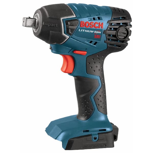 Bosch 18 Volt Lithium-Ion Cordless Electric 1/2 in. Variable Speed Impact Wrench Driver with LED Light (Tool-Only)