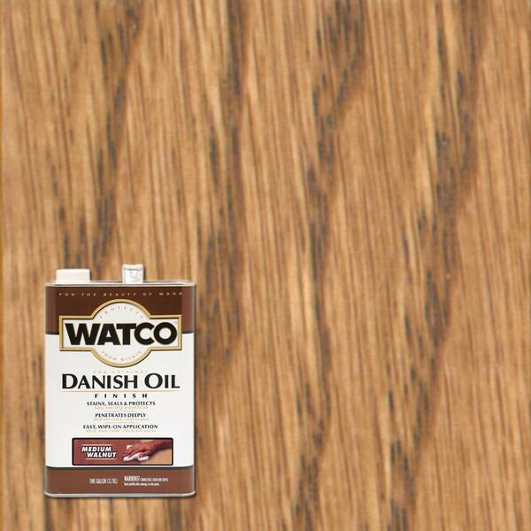 Watco 1 gal. Medium Walnut Danish Oil-65931 - The Home Depot