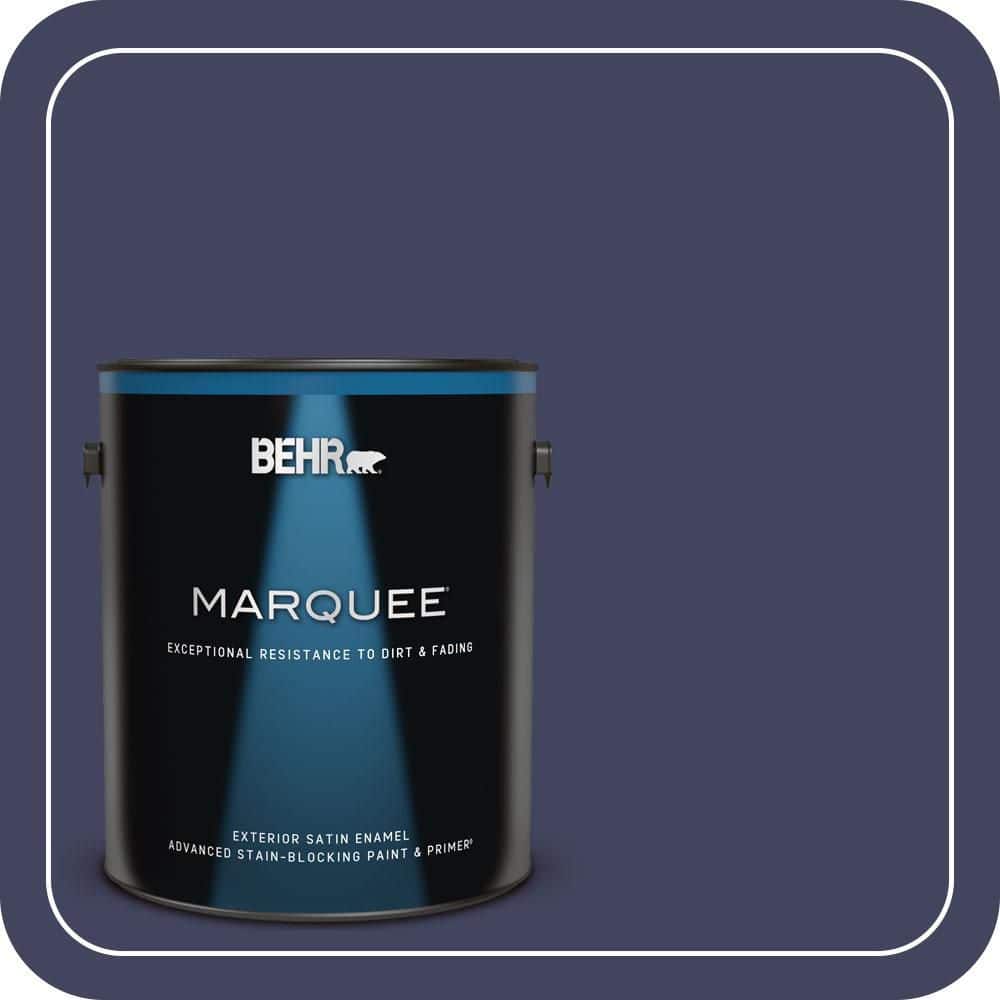 1 gal. #PMD-92 Darkest Navy Satin Enamel Exterior Paint & Primer price history on PriceWatchPro
