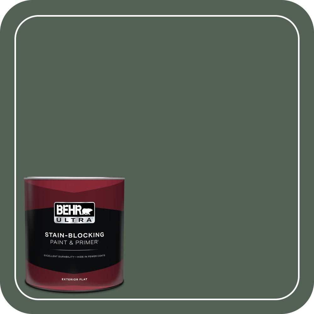 1 qt. #MQ6-14 Northern Glen Flat Exterior Paint & Primer price history on PriceWatchPro