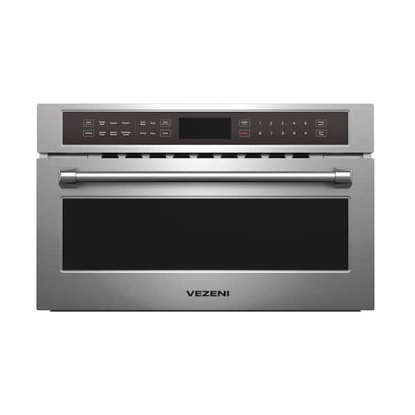 30 in. Electric Built-In Microwave Speed Oven in Stainless Steel with Air Fryer
