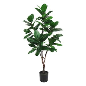 4 ft. Artificial Magnolia Tree Leaf Tree in Pot