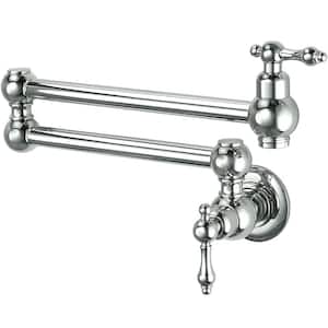 Wall-Mounted Pot Filler in Chrome