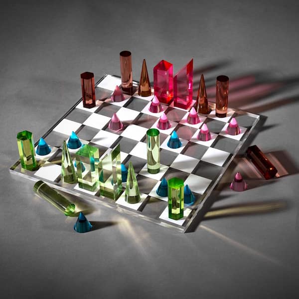 Four Player Chess Set With Soft Chess Board for Kids and Adults