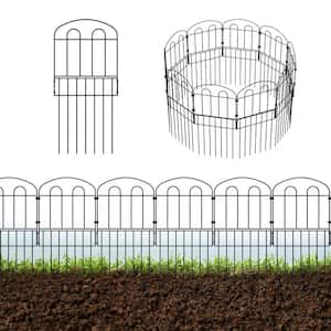 30 in. H x 15.7 ft. L Metal Rustproof Wire Border Folding Patio Fences (15-Packs)