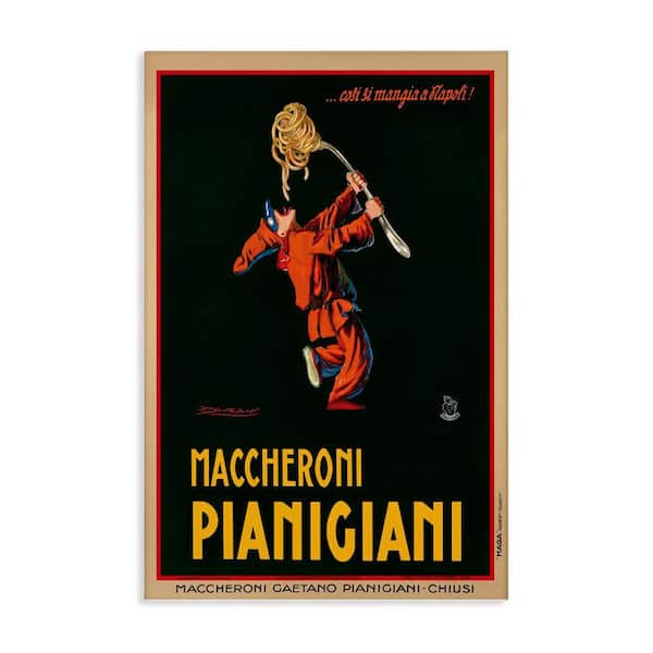 Maccheroni Vintage Ad by Vintage Poster Unframed Food Graphic Art Print 30 in. x 20 in.