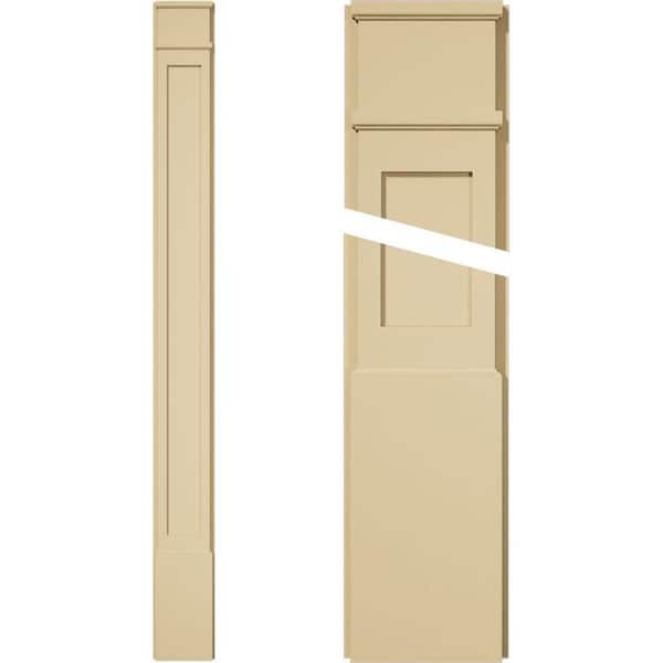 Ekena Millwork 2 in. D x 9 in. W x 96 in. L Primed Polyurethane Pilaster (1- Pack)