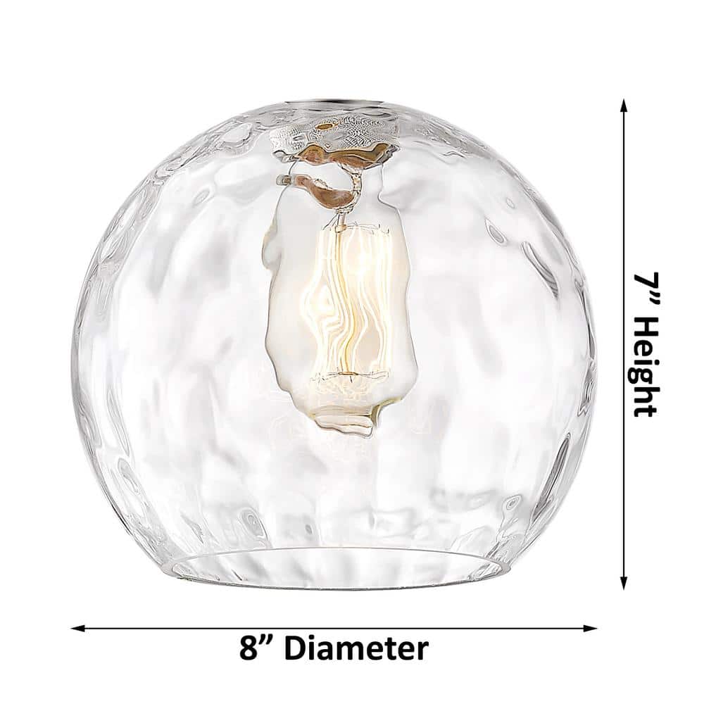 Athens Matte Black Mini Pendant Light with Clear Glass Shade