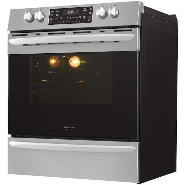 electric frigidaire stove with air fryer