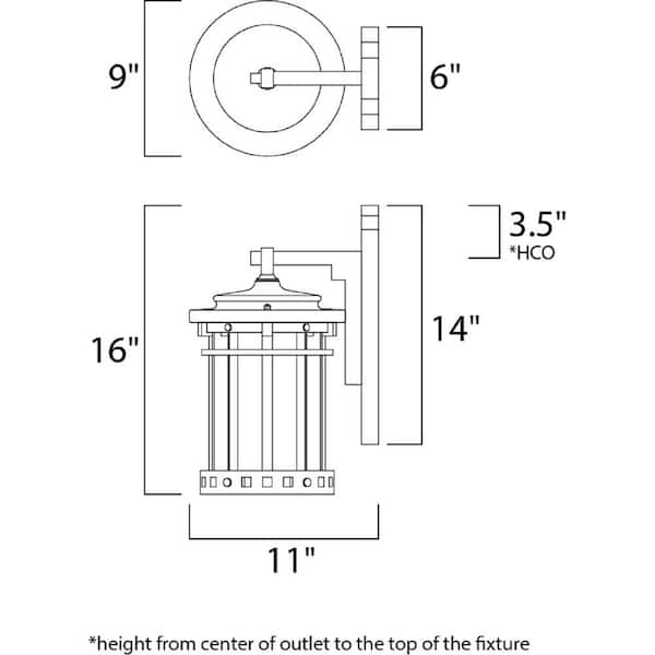Santa Barbara DC-Outdoor Wall Lantern Sconce