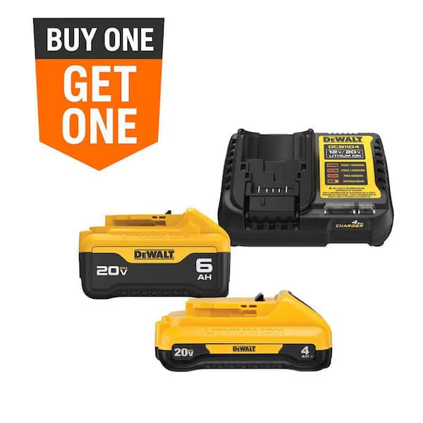 20V MAX Lithium-Ion Battery Kit with 5.0Ah and 2.0Ah Battery and Charger