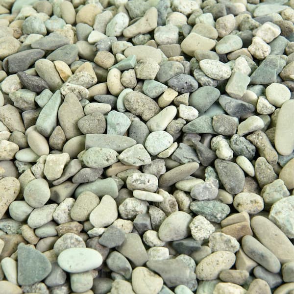 Southwest Boulder & Stone 0.25 cu. ft. 3/8 in. to 5/8 in. Green Polynesian Landscape Rock for Gardens, Potted Plants and Terrariums