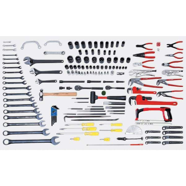 URREA Mechanical Maintenance Set with Metal Box (137-Piece)